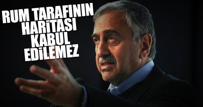 Rum tarafının haritası kabul edilemez