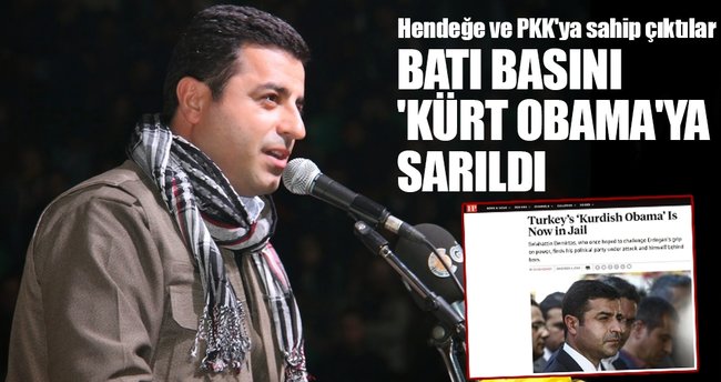 Batı basını 'Kürt Obama'ya sarıldı