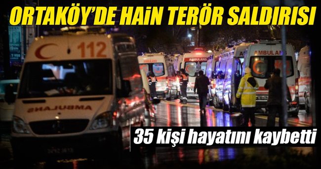 Son dakika: Ortaköy'de terör saldırısı