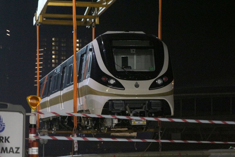 Hacıosman-Yenikapı metrosunda sürücüsüz araçlar raylarda