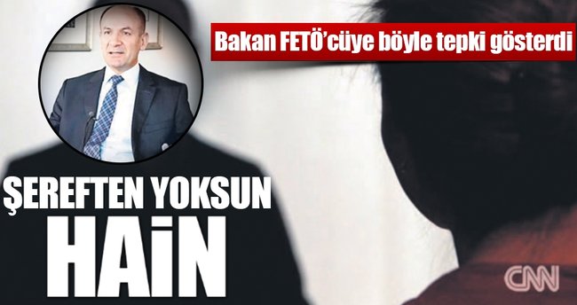 Şereften yoksun hain!