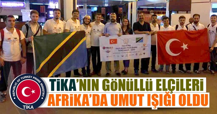 TİKA`nın gönüllü elçileri Afrika`da umut ışığı oldu
