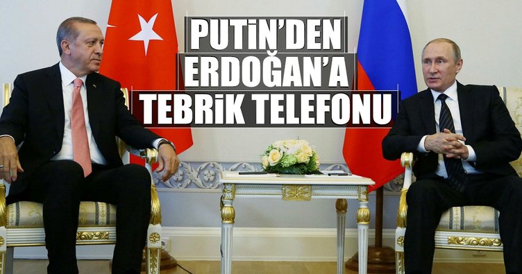 Putin'den Erdoğan'a tebrik telefonu!
