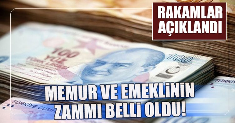 Memurlar ve memur emeklilerinin alacağı zam belli oldu