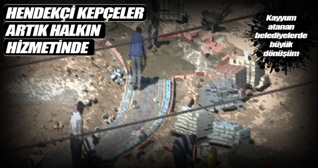 Hendekçi kepçeler artık halkın hizmetinde