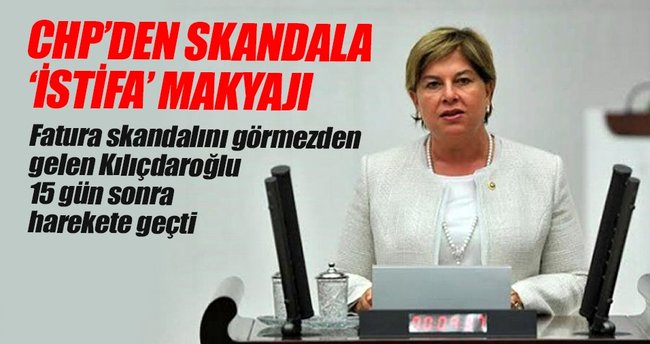 CHP’den skandala ‘istifa’ makyajı