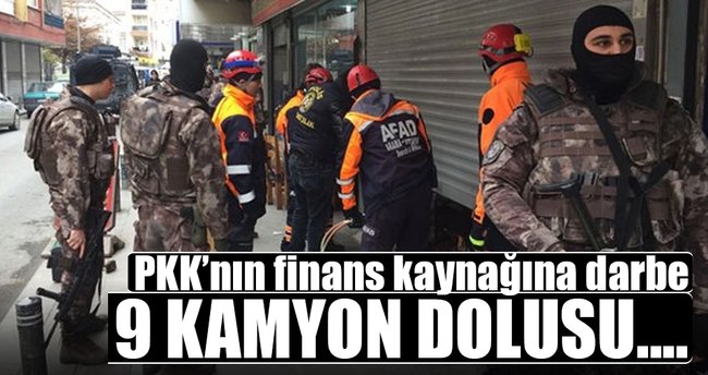 PKK'nın finans kaynağına darbe