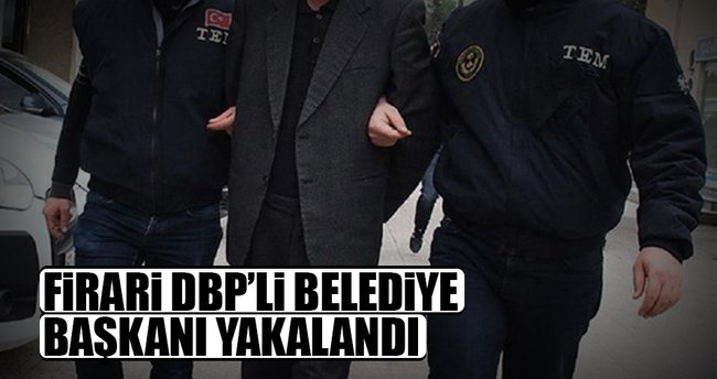 Firari DBP'li Belediye Başkanı yakalandı