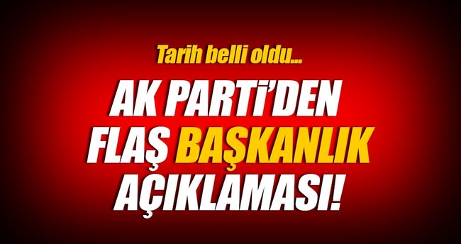 Bülent Turan'dan flaş Başkanlık açıklaması