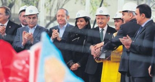 Olmayan projenin temelini attırdılar