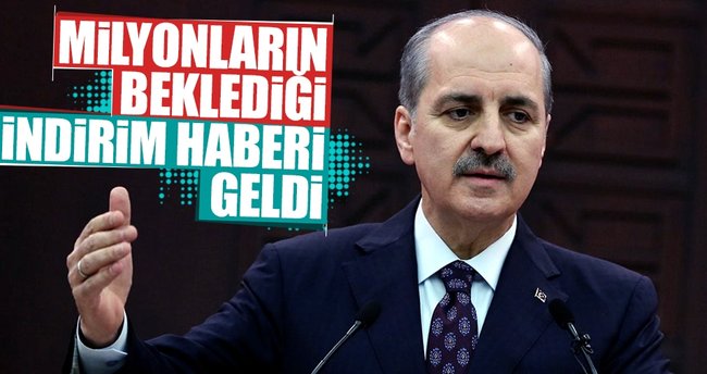 Numan Kurtulmuş açıkladı! Vergisini zamanında ödeyene yüzde 5 indirim