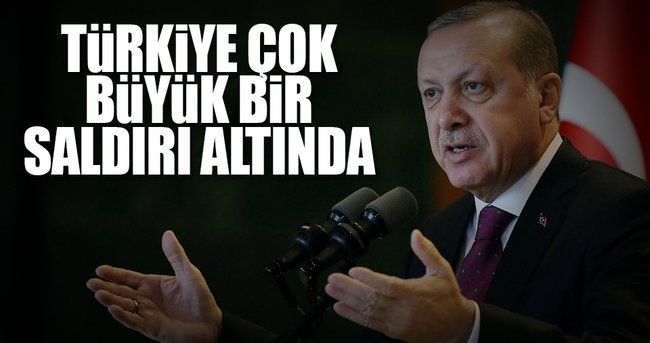Türkiye çok büyük bir saldırı altında