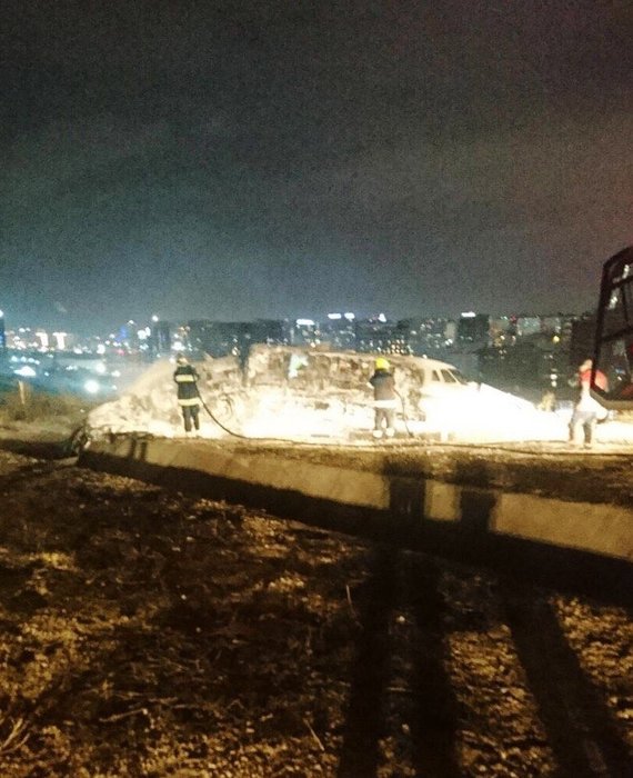 Atatürk Havalimanı’nda özel jet düştü!