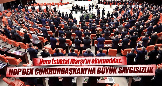 Meclis'te Cumhurbaşkanı Erdoğan'a saygısızlık