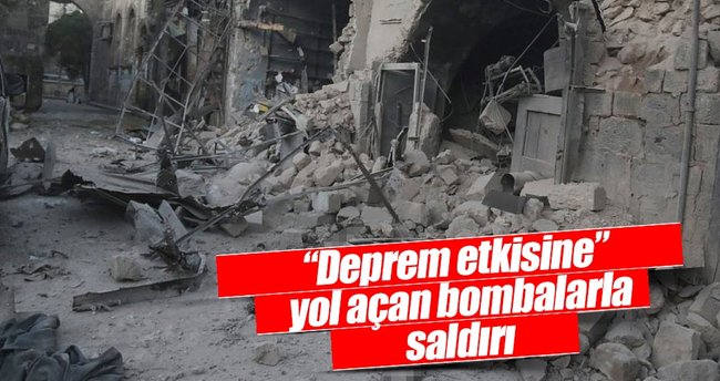 Halep'te yerleşim yerine bombalı saldırı