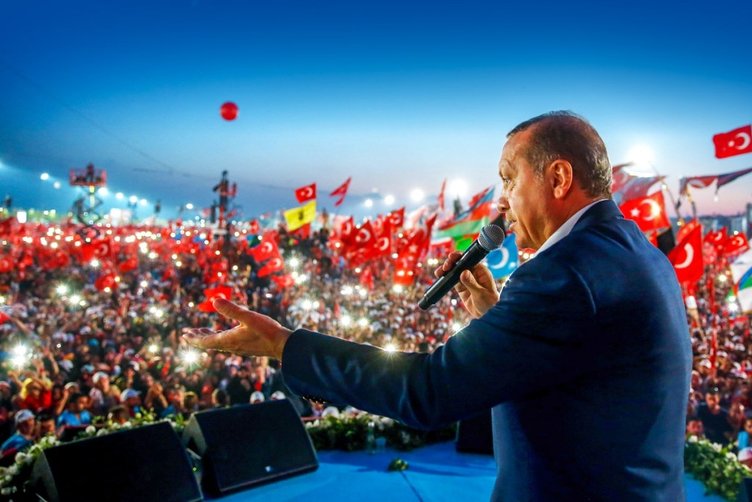 Cumhurbaşkanı Erdoğan'ın görevdeki üçüncü yılı