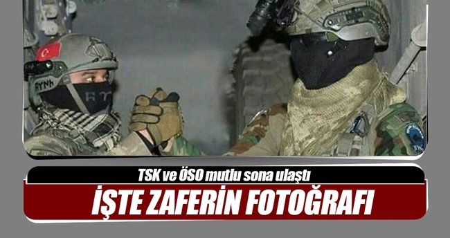 İşte zaferin fotoğrafı