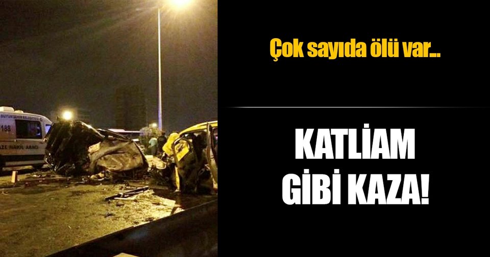 Antalya da feci kaza 4 ölü