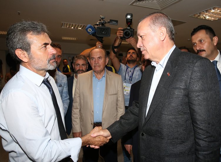 Cumhurbaşkanı Erdoğan Fenerbahçe maçında