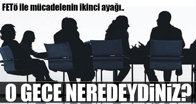 O gece neredeydiniz?
