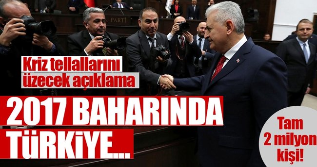Başbakan Binali Yıldırım'dan kriz tellallarını üzecek açıklama