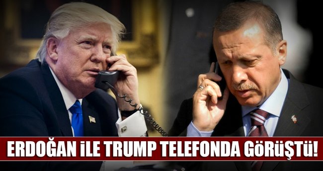 Cumhurbaşkanı Erdoğan, Trump ile telefonda görüştü