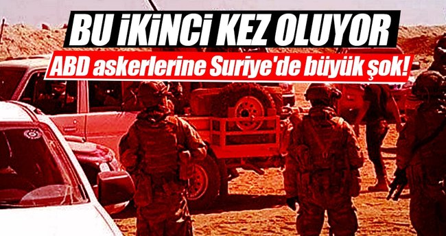 ÖSO ABD bayrağı yakarak ABD askerlerini protesto etti