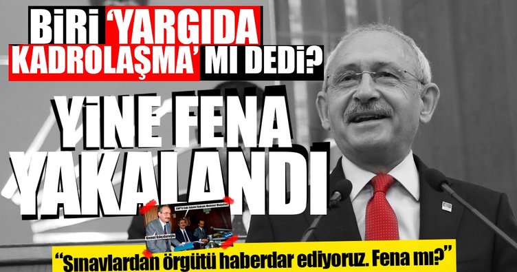 CHP önümüzü açsın diyerek sınavları teşkilatlarına sızdırmış!