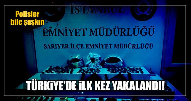 Türkiye'de ilk kez yakalandı!