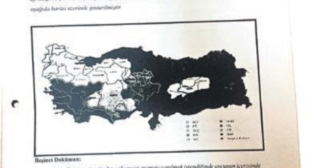 Türkiye’yi 9 parçaya bölmüşler!