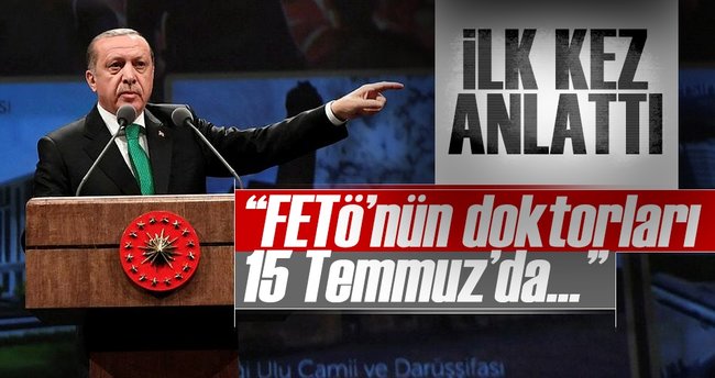 Cumhurbaşkanı Erdoğan bunu ilk kez anlattı
