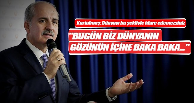 Numan Kurtulmuş'tan önemli açıklamalar
