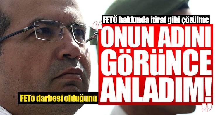 FETÖ hakkında itiraf gibi çözülme: Onun ismini görünce...