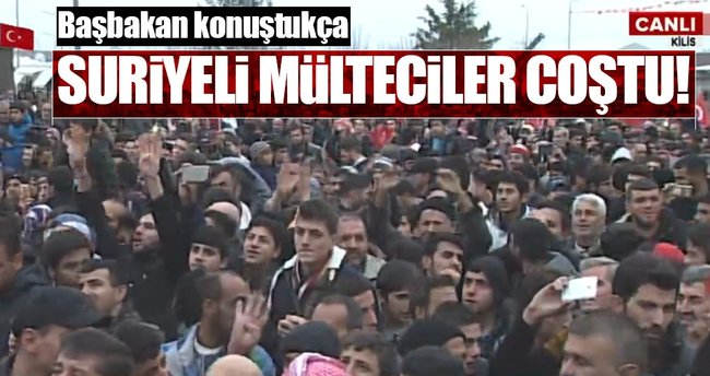 Başbakan Yıldırım Kilis'te sığınmacı kampını ziyaret etti