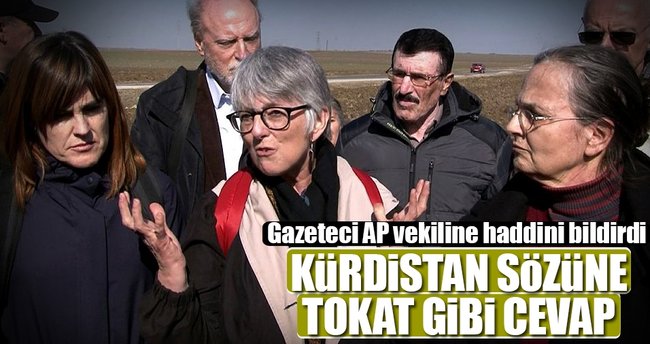 Gazeteci AP vekiline haddini bildirdi
