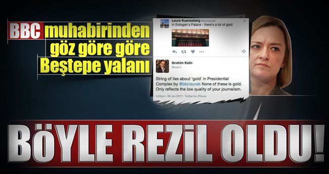 BBC muhabirinden göz göre göre Beştepe yalanı