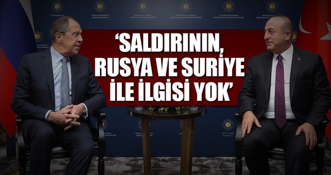 ‘Saldırının, Rusya ve Suriye ile ilgisi yok’