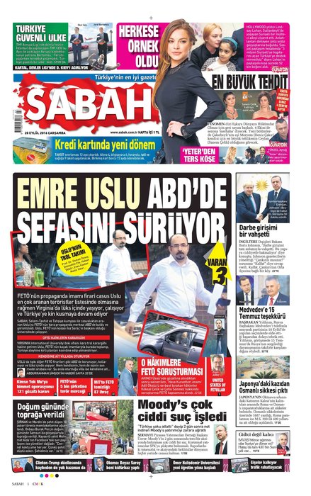 Türkiye 15 Temmuz ihanetini SABAH’tan okudu!