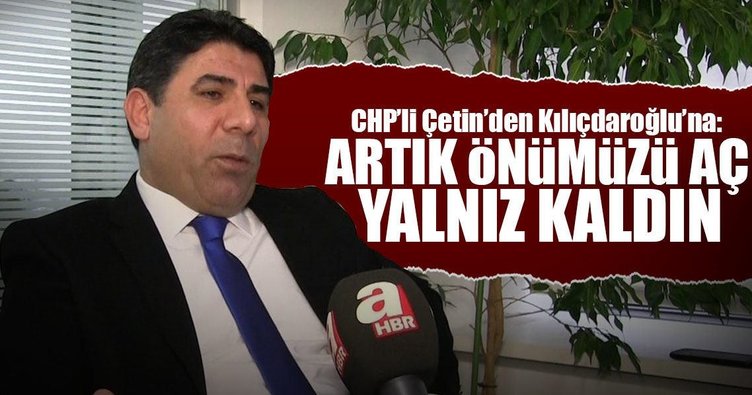 Artık önümüzü aç yalnız kaldın