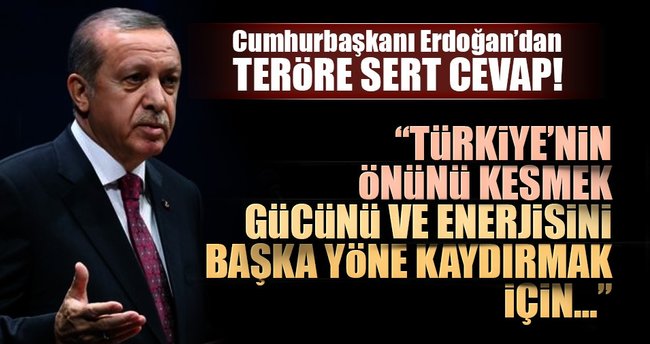 Erdoğan'dan milli seferberlik çağrısı