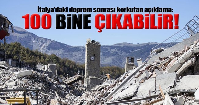 İtalya'daki deprem sonrası korkutan risk