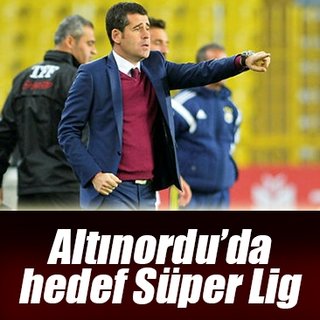 Altınordu'da hedef Süper Lig