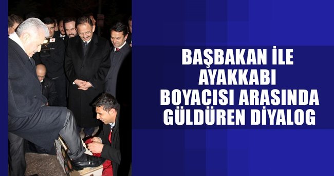 Başbakan ile ayakkabı boyacısı arasında güldüren diyalog