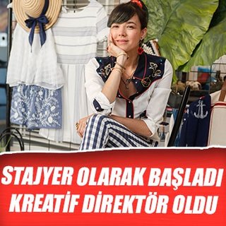 Stajyer olarak başladı kreatif direktör oldu