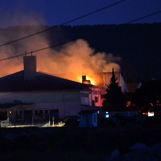 Çanakkale Açık Cezaevinde yangın!