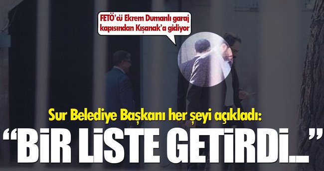 Dumanlı ve Kışanak'ın garaj randevusu deşifre oldu