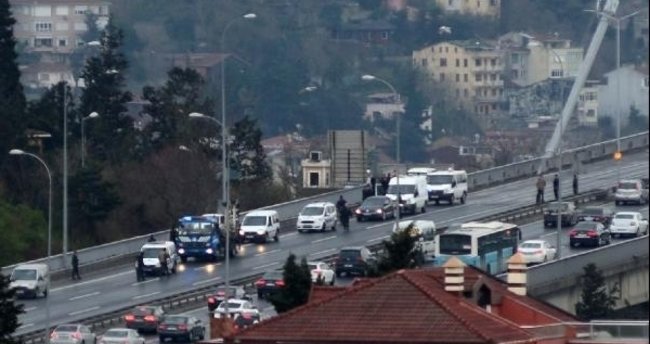 15 Temmuz Şehitler Köprüsü'nde hareketli dakikalar
